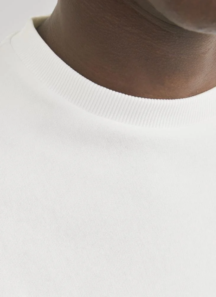 JACK & JONES  Solid Crew Neck Regular Fit Sweatshirt for Men | Best Price UAE